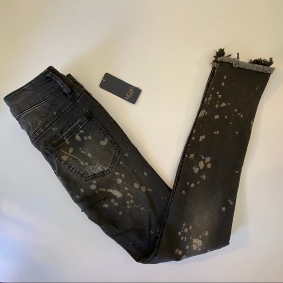 Rachel Roy Autumn garage wash jeans Size 24 NWT - Picture 2 of 5